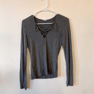 GARAGE | Grey Long Sleeve Shirt